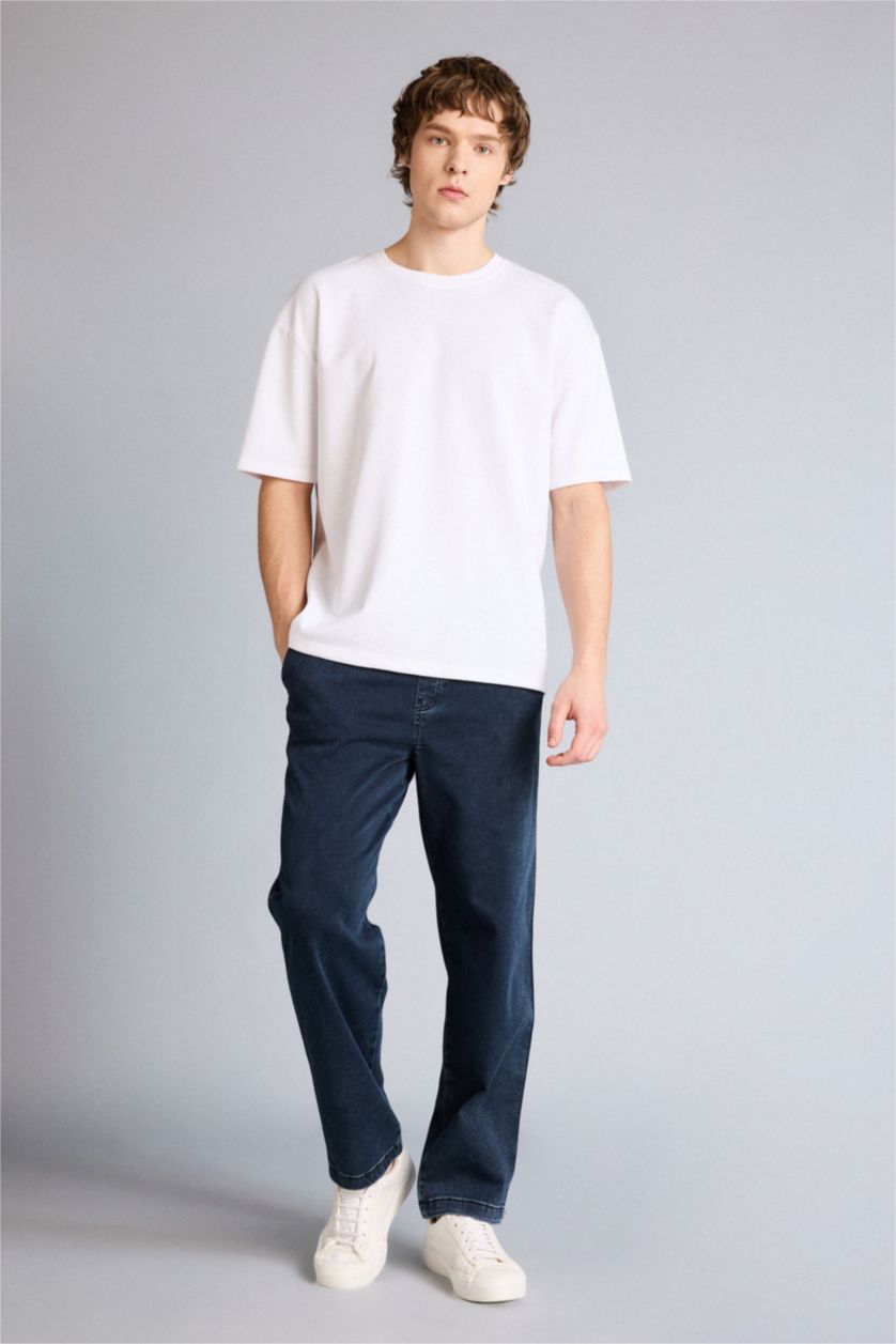 MAN Blue Black Wide Leg Jeans