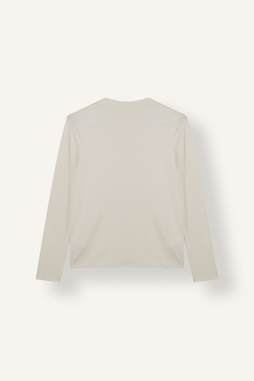 Kadın Bej Slim Fit Modal Tunik