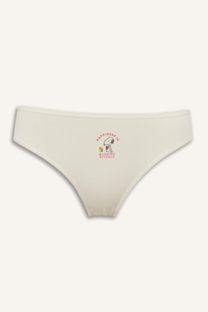 Kadın Gri Melanj Snoopy 2'li Slip Külot