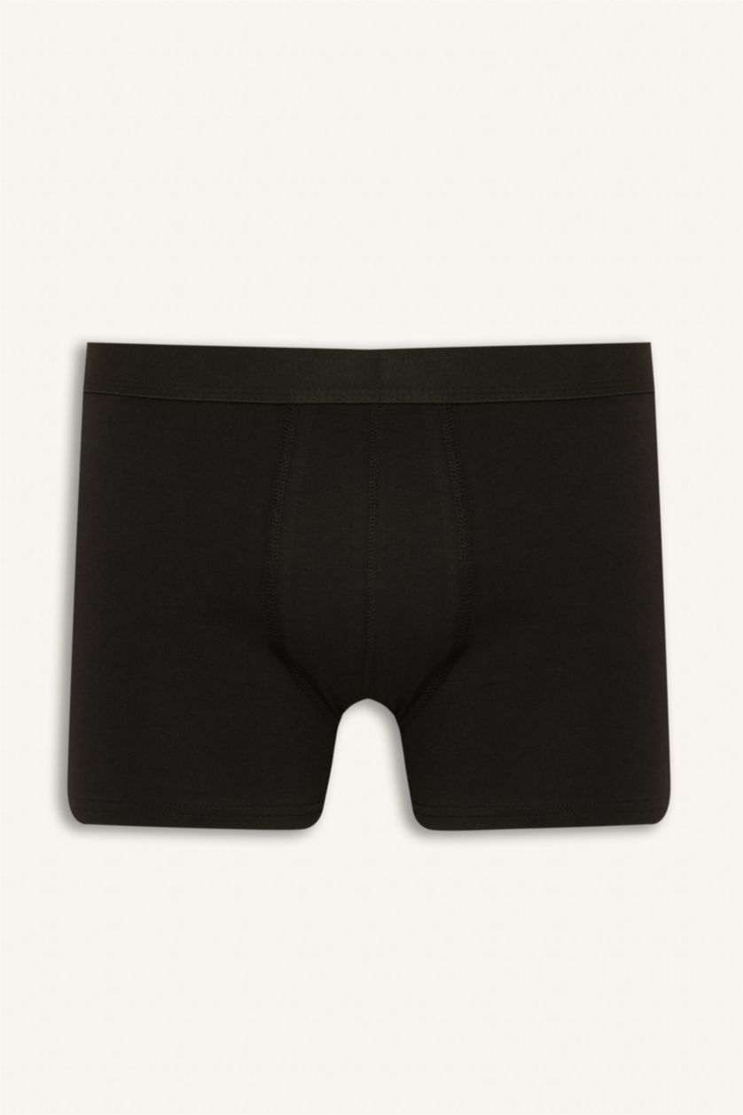 Erkek Gri Regular Fıt Şal Desenli 3'lü Boxer