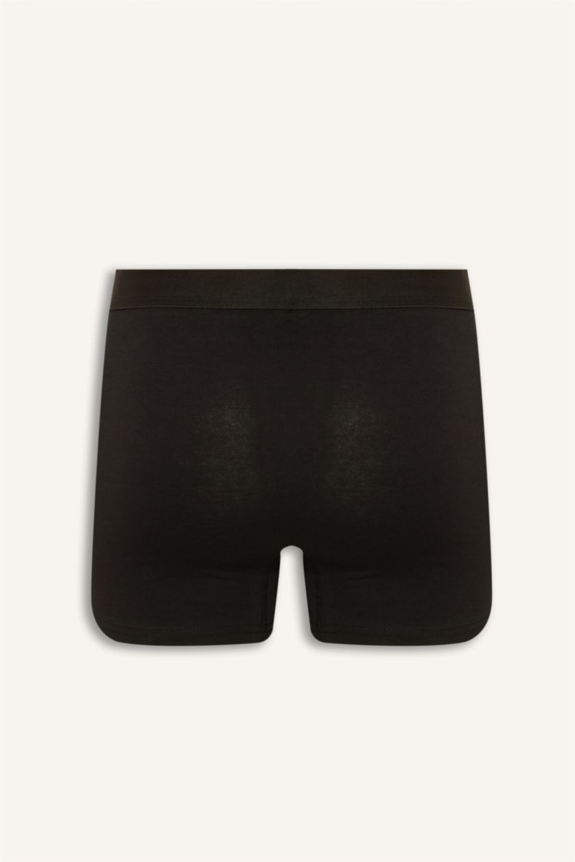 Erkek Gri Regular Fıt Şal Desenli 3'lü Boxer