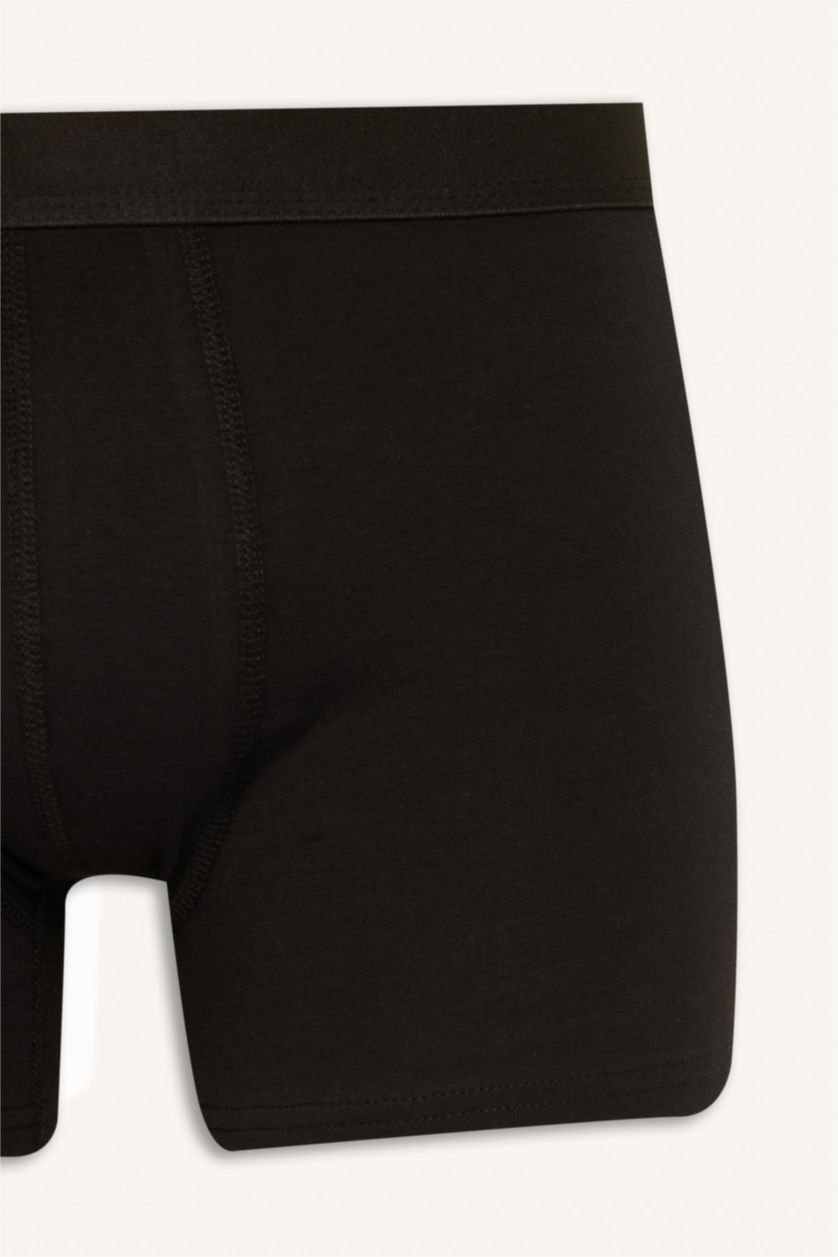 Erkek Gri Regular Fıt Şal Desenli 3'lü Boxer