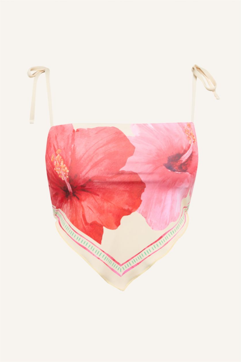 Women Yellow Bikini Top