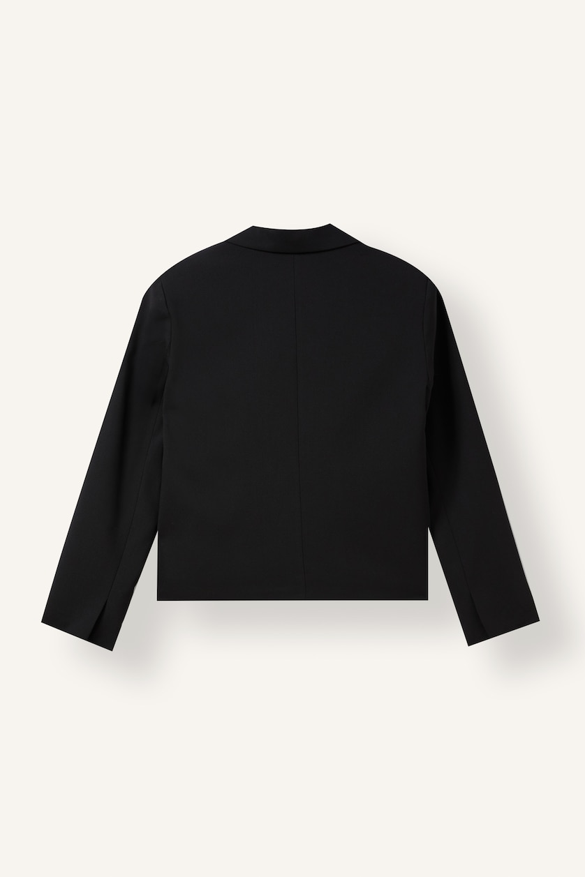 Kadın Siyah Relaxed Fit Blazer Ceket