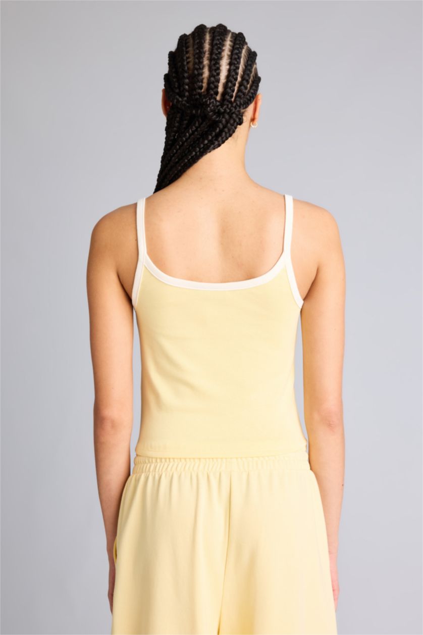 Женщины Светло-желтый Майка NBA Boston Celtics Fitted в рубчик