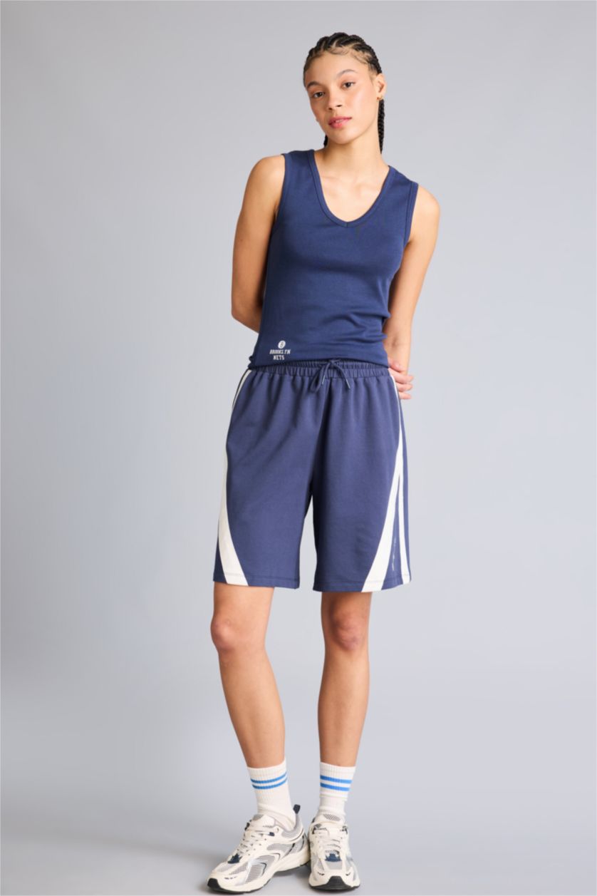 Женщины Индиго Спортивные шорты NBA Brooklyn Nets Relax Fit