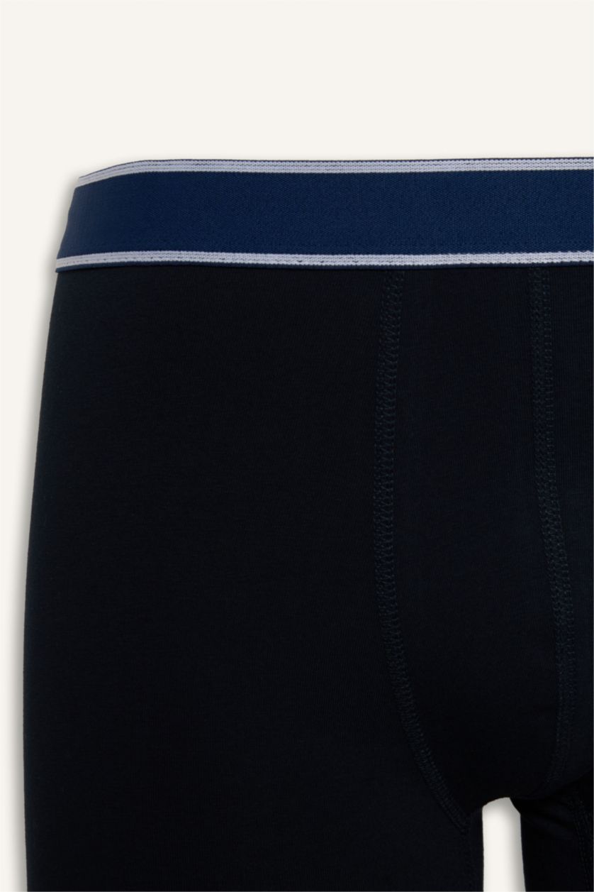 Erkek Lacivert Regular Fıt 5'li Boxer