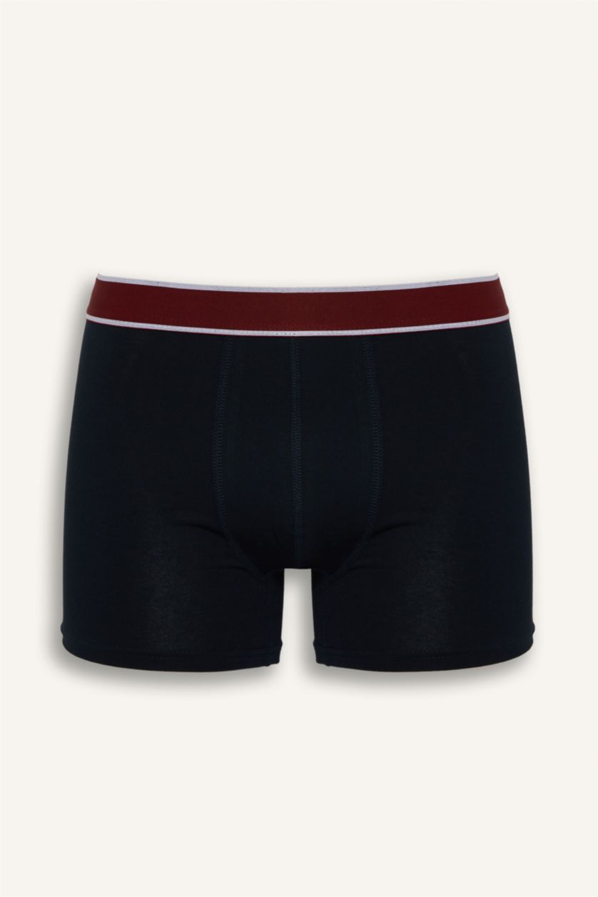 Erkek Lacivert Regular Fıt 5'li Boxer