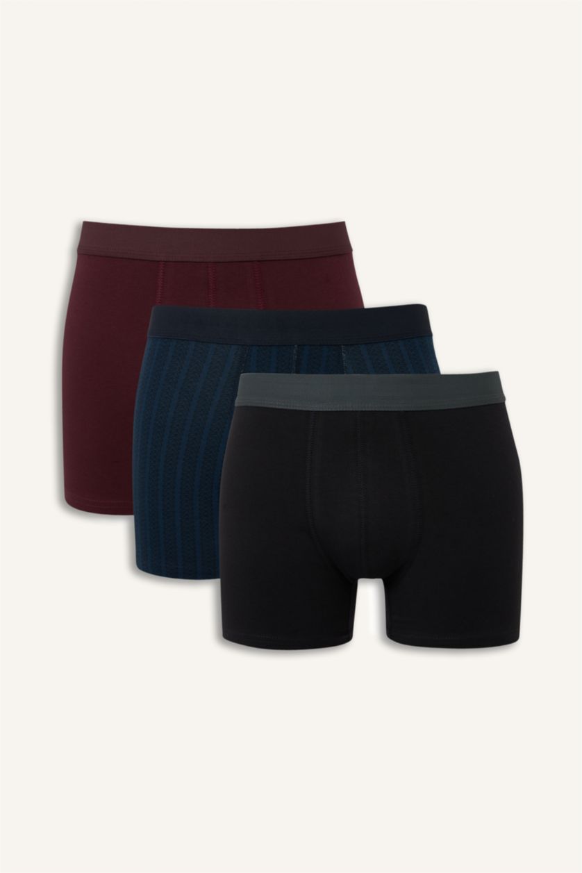 Мужчины Синий Боксеры Regular Fit набор из 3 шт