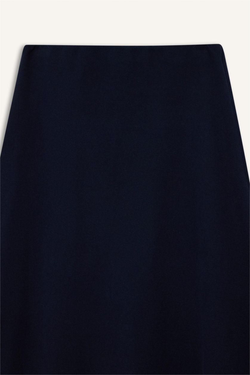 WOMAN NAVY A Line Skirt