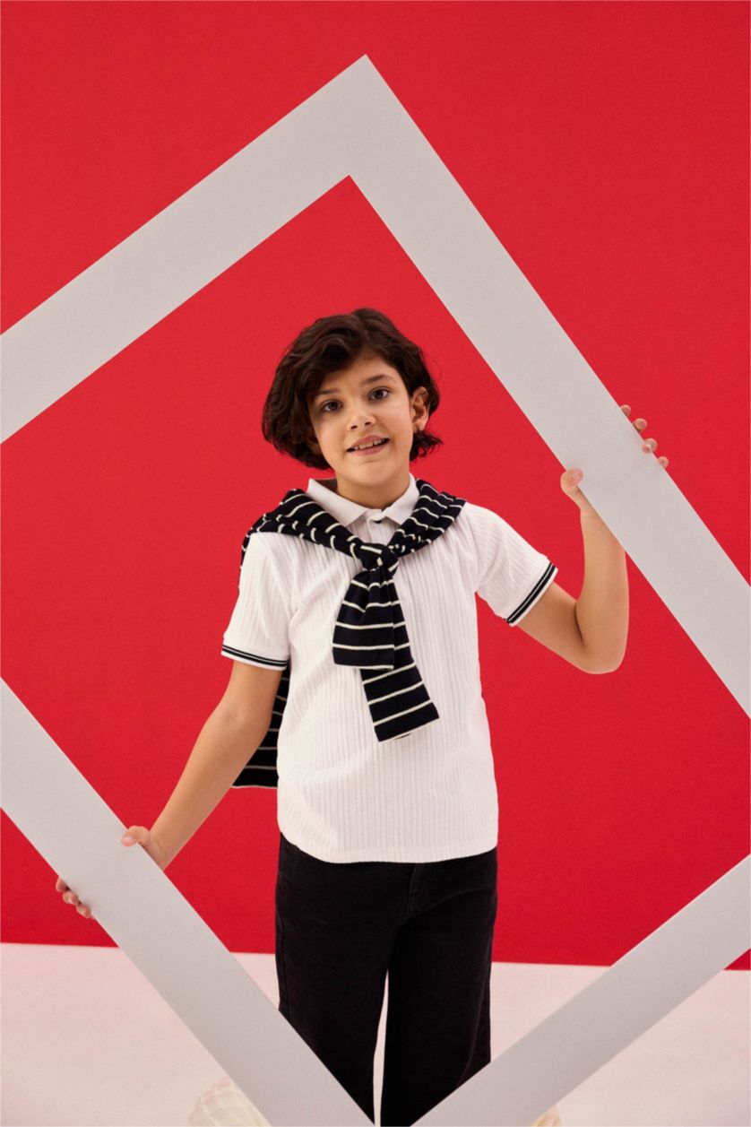 BOYS & TEENS White Boys Polo Shirt