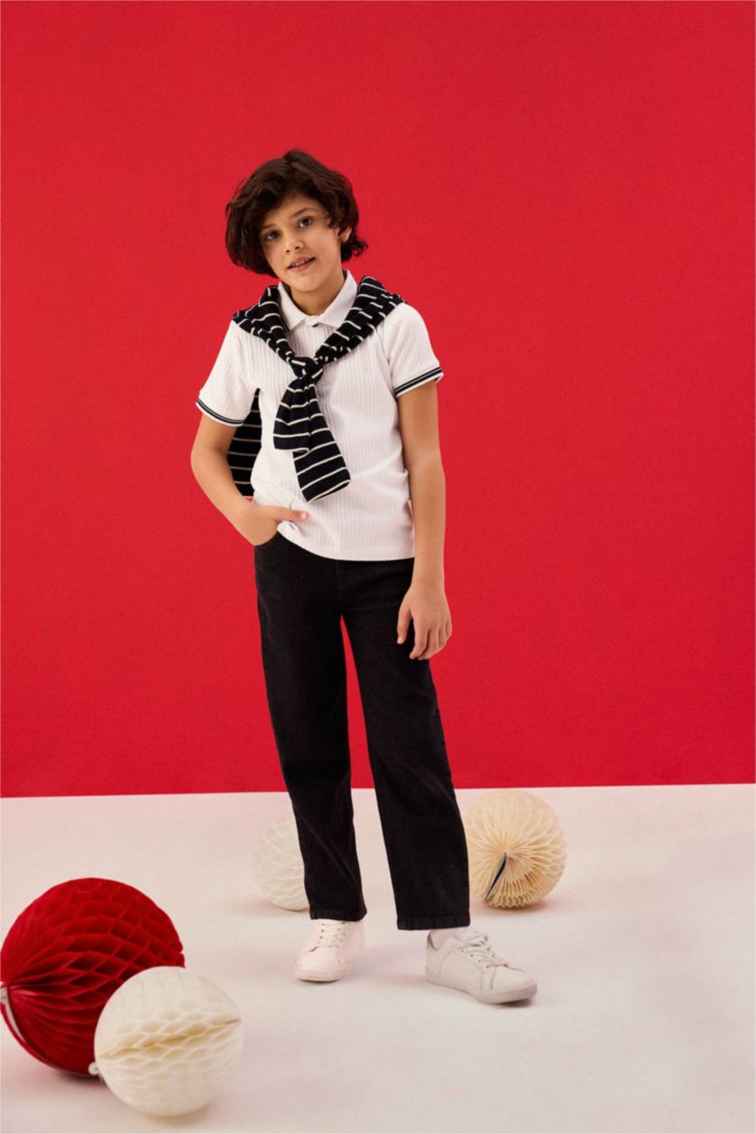 BOYS & TEENS White Boys Polo Shirt