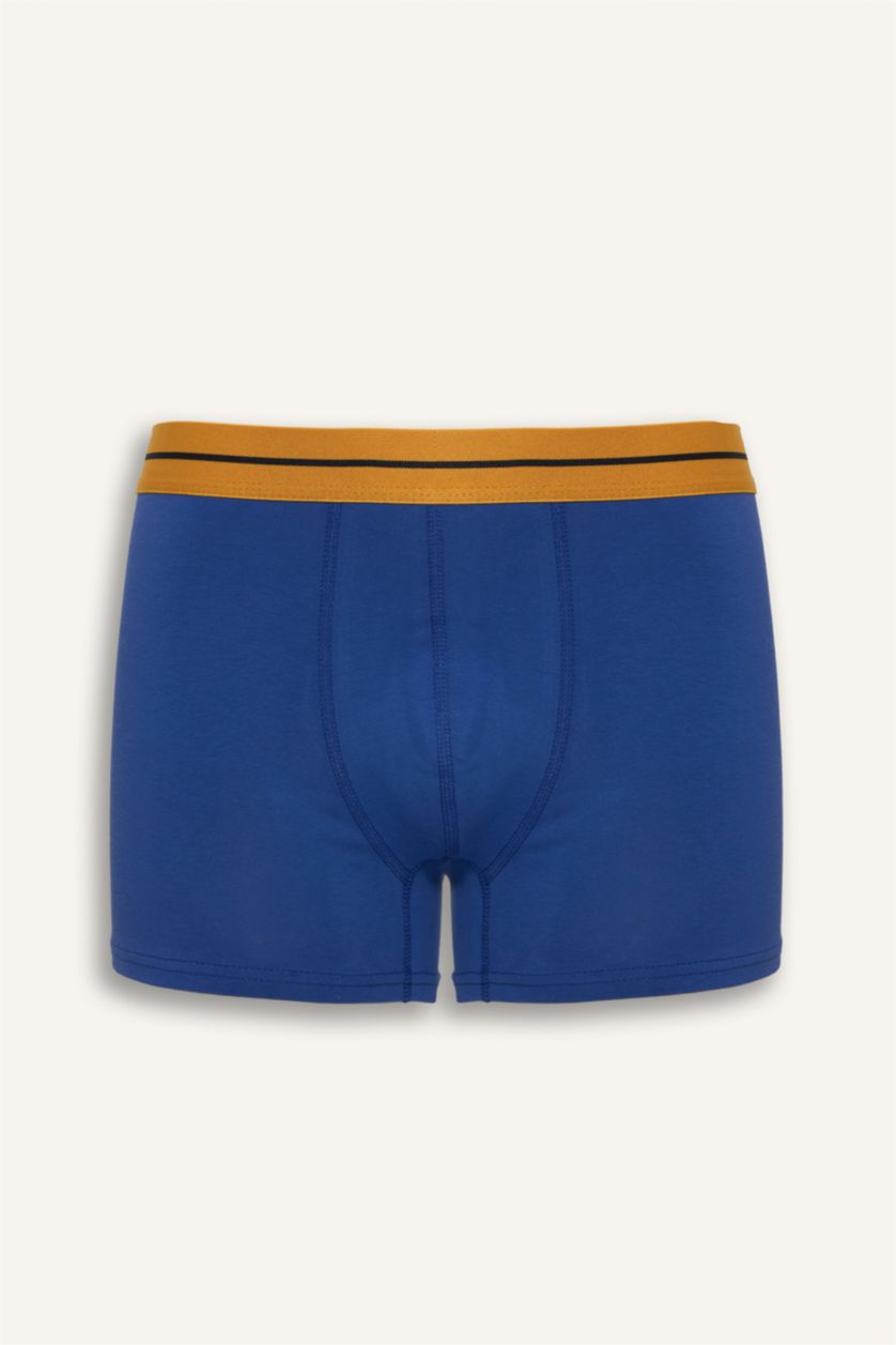 Erkek Lacivert Regular Fıt Hayvan Desenli 3'lü Boxer