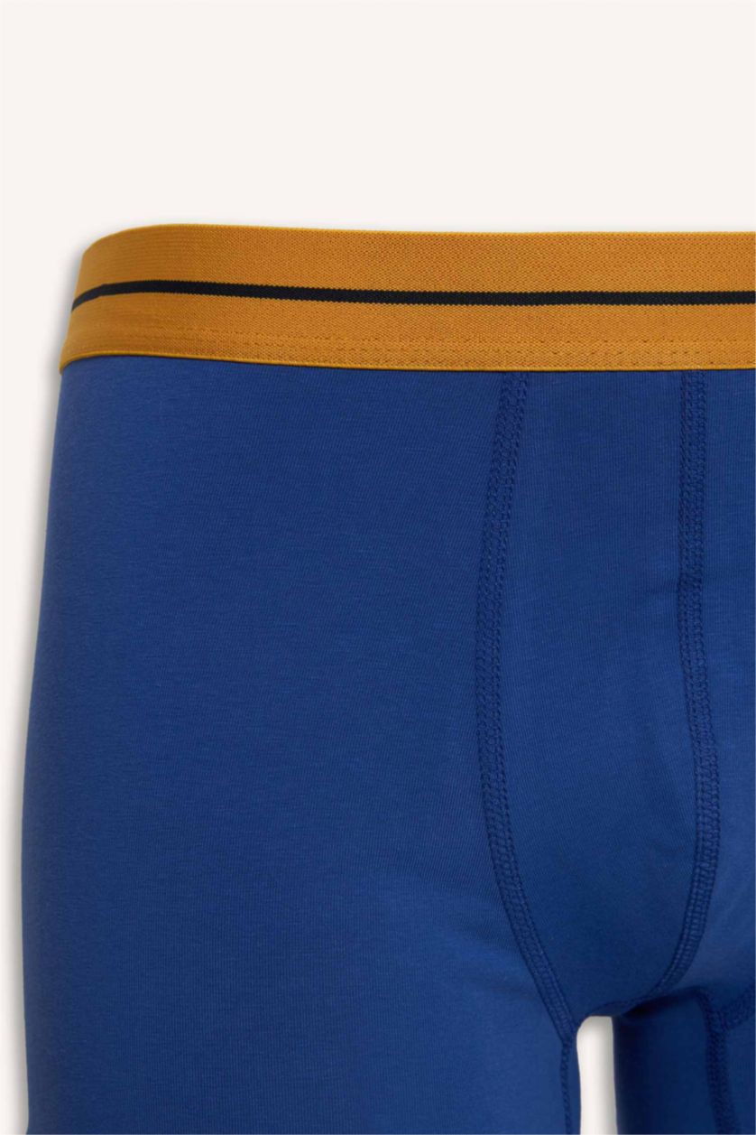 Erkek Lacivert Regular Fıt Hayvan Desenli 3'lü Boxer