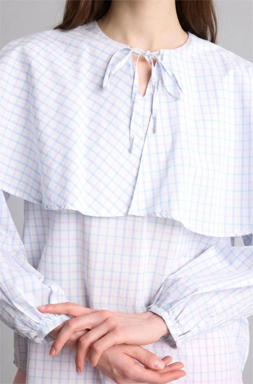WOMAN Ecru Regular Fit Poplin Long Sleeve Tunic