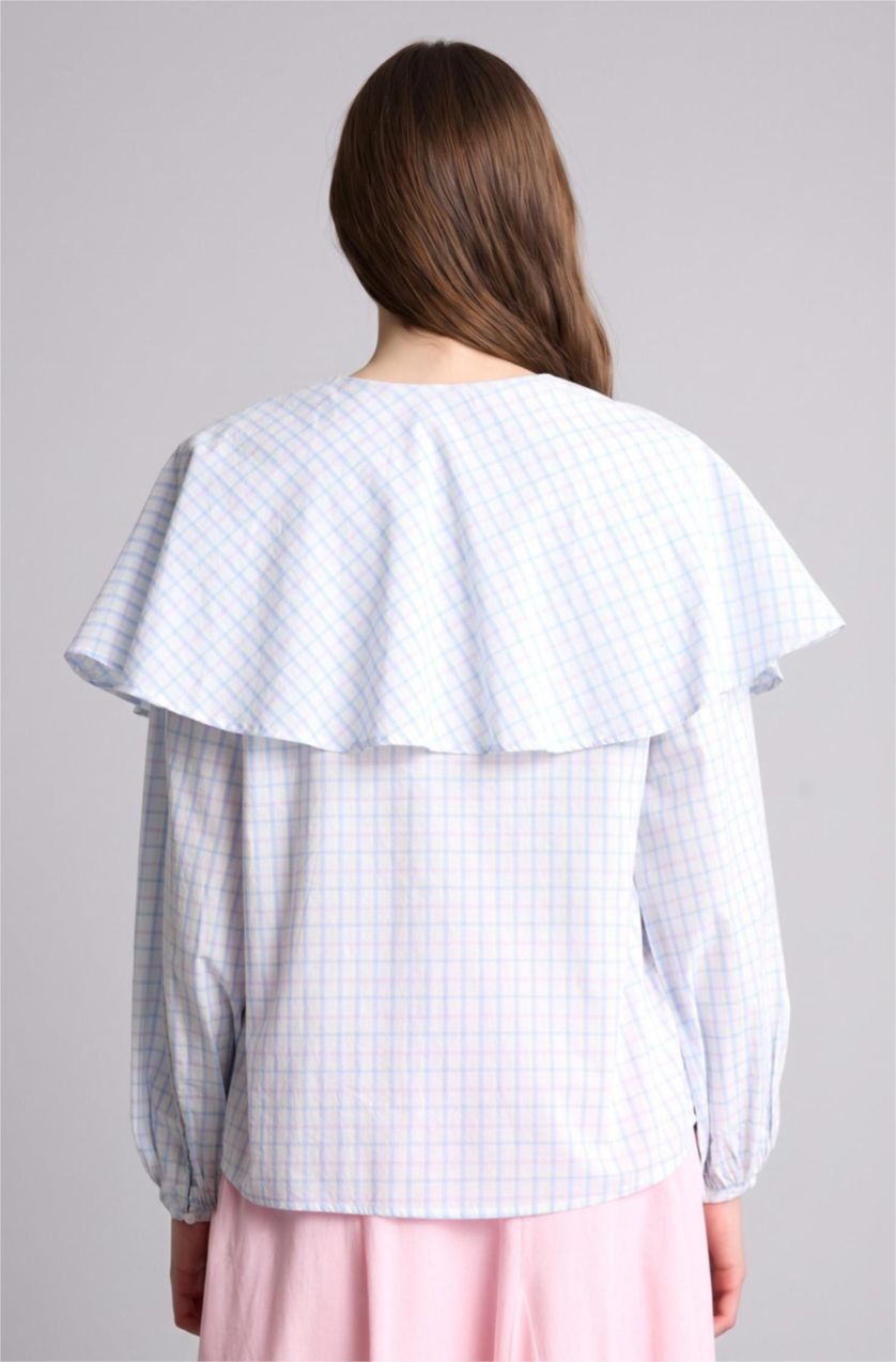 WOMAN Ecru Regular Fit Poplin Long Sleeve Tunic