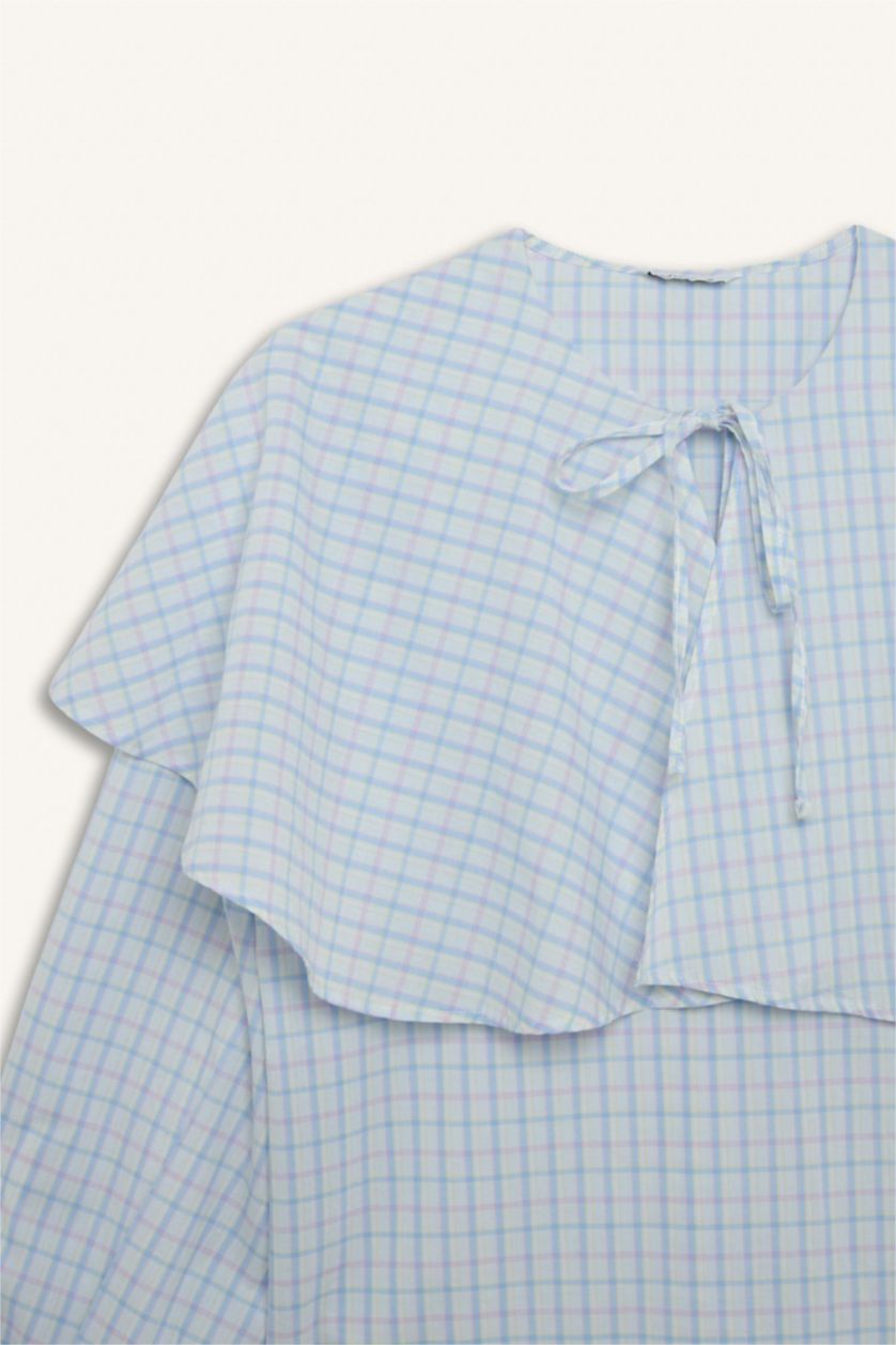 WOMAN Ecru Regular Fit Poplin Long Sleeve Tunic