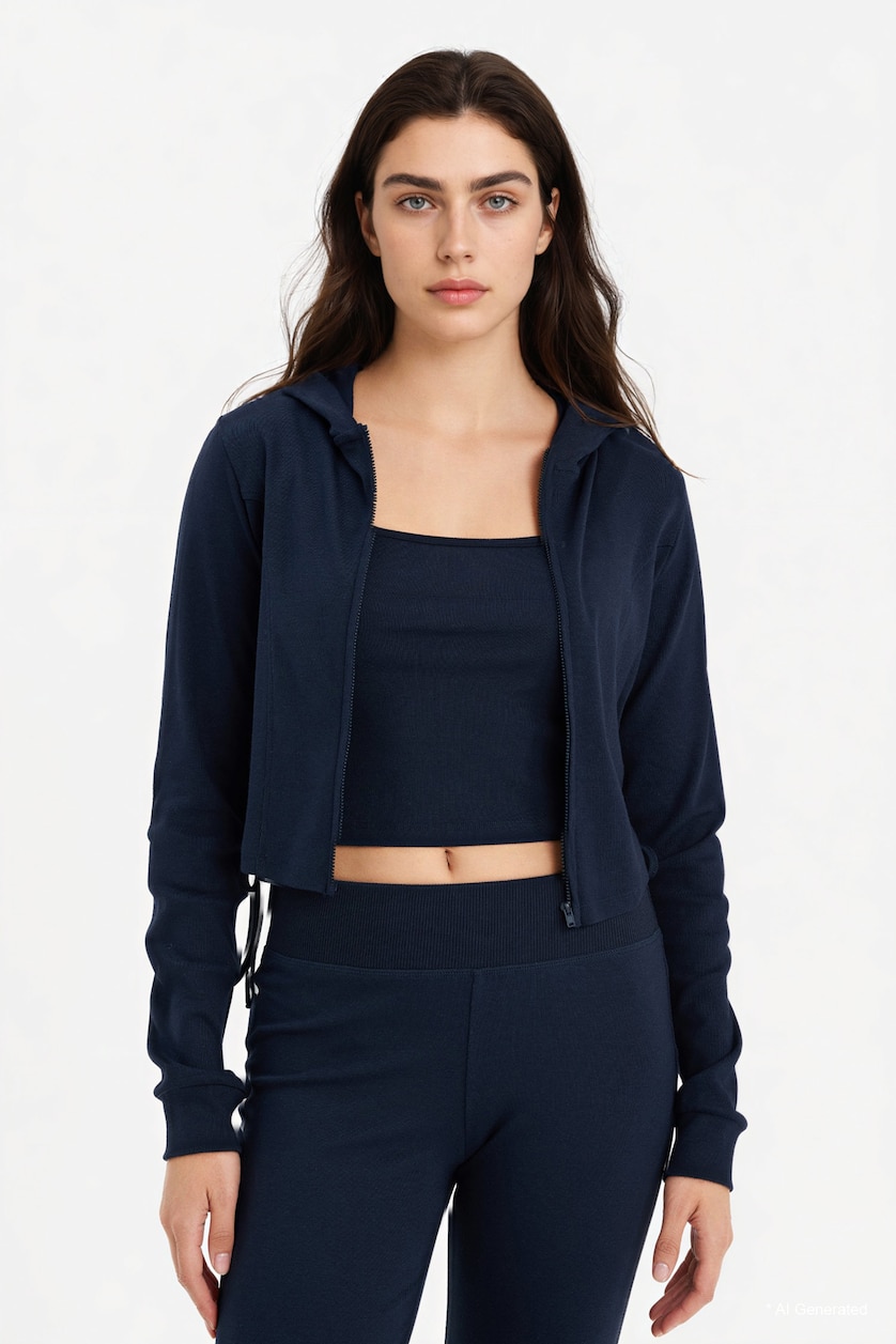 Women NAVY Ribana Cardigan