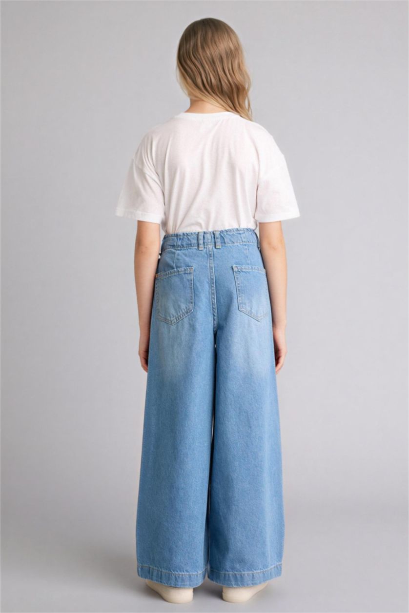 GIRLS & TEENS Light Blue Girl Wide Leg Jeans