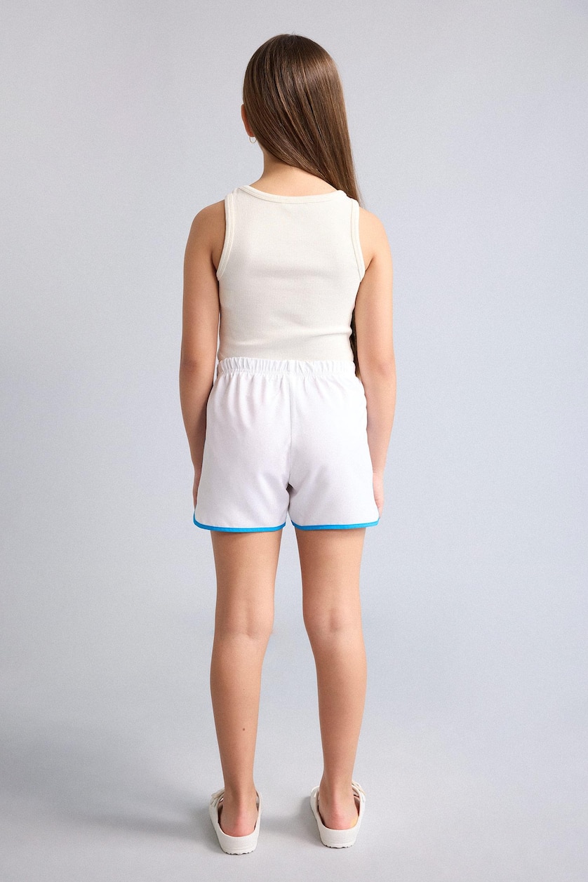 Girls & Teens White Girl Regular Fit Swim Shorts