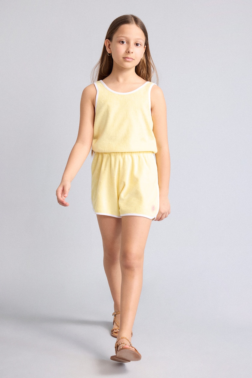 Girls & Teens Light Yellow لبس بحر بناتي