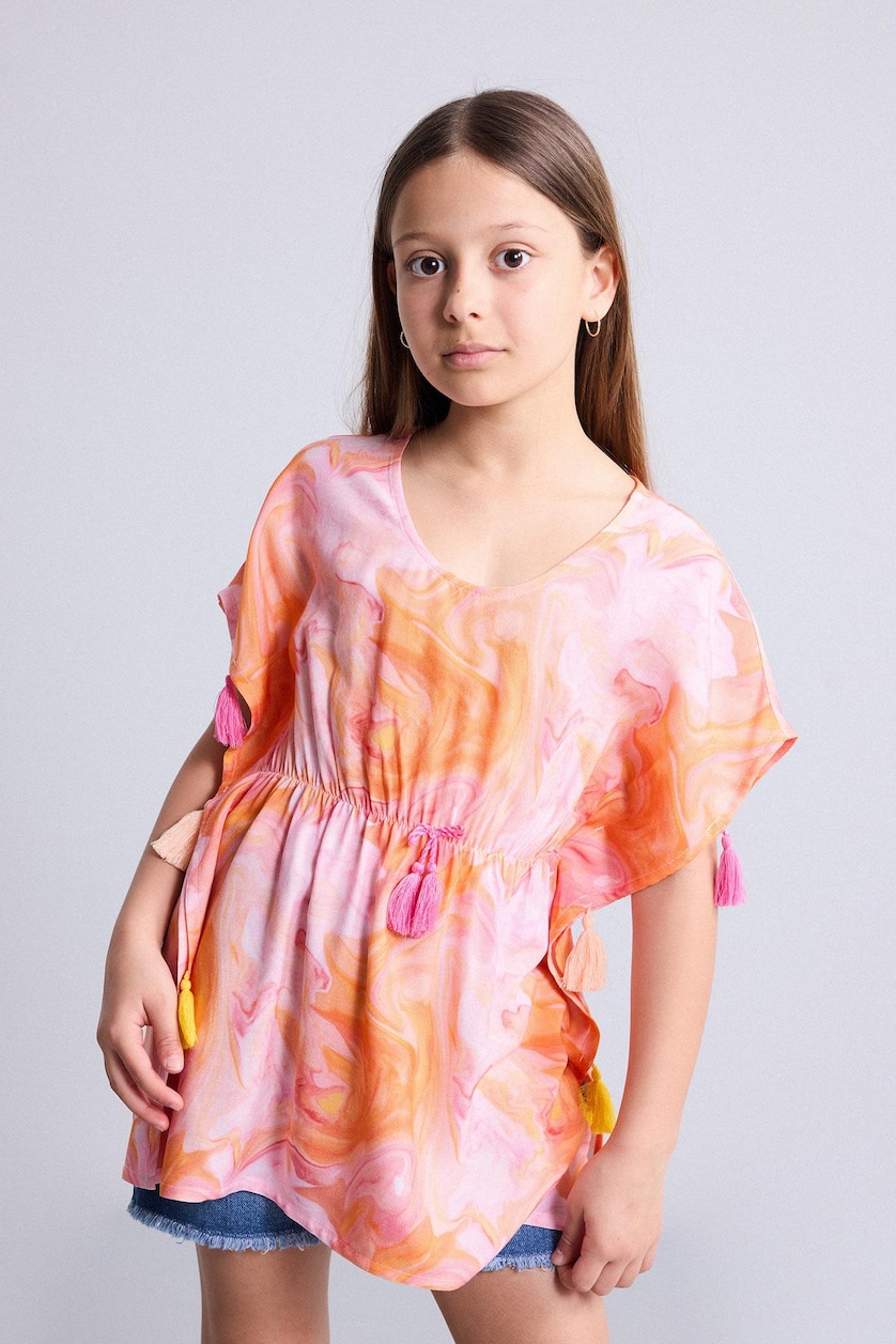 Girls & Teens Salmon Girl Batik Beachwear