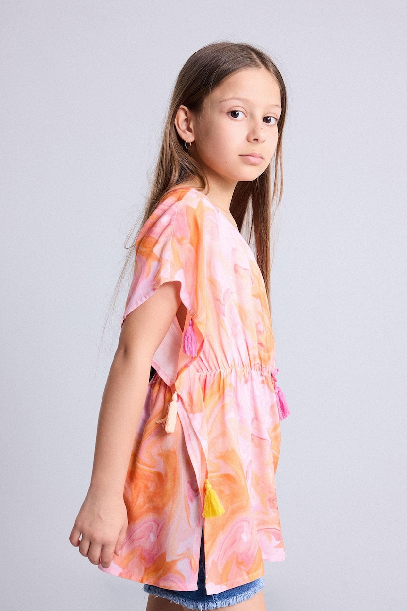 Girls & Teens Salmon Girl Batik Beachwear