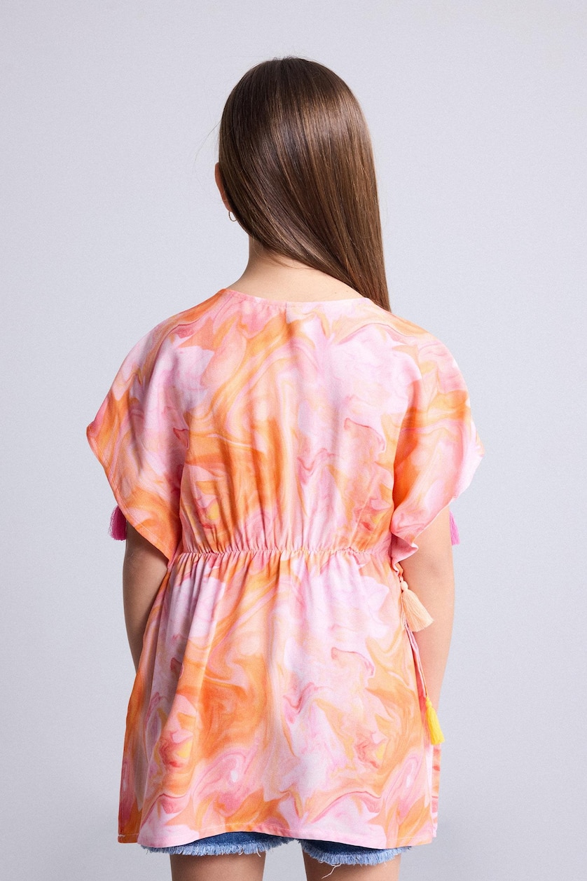Girls & Teens Salmon Girl Batik Beachwear