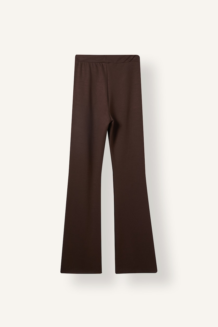 Women Brown Flare modal Trousers