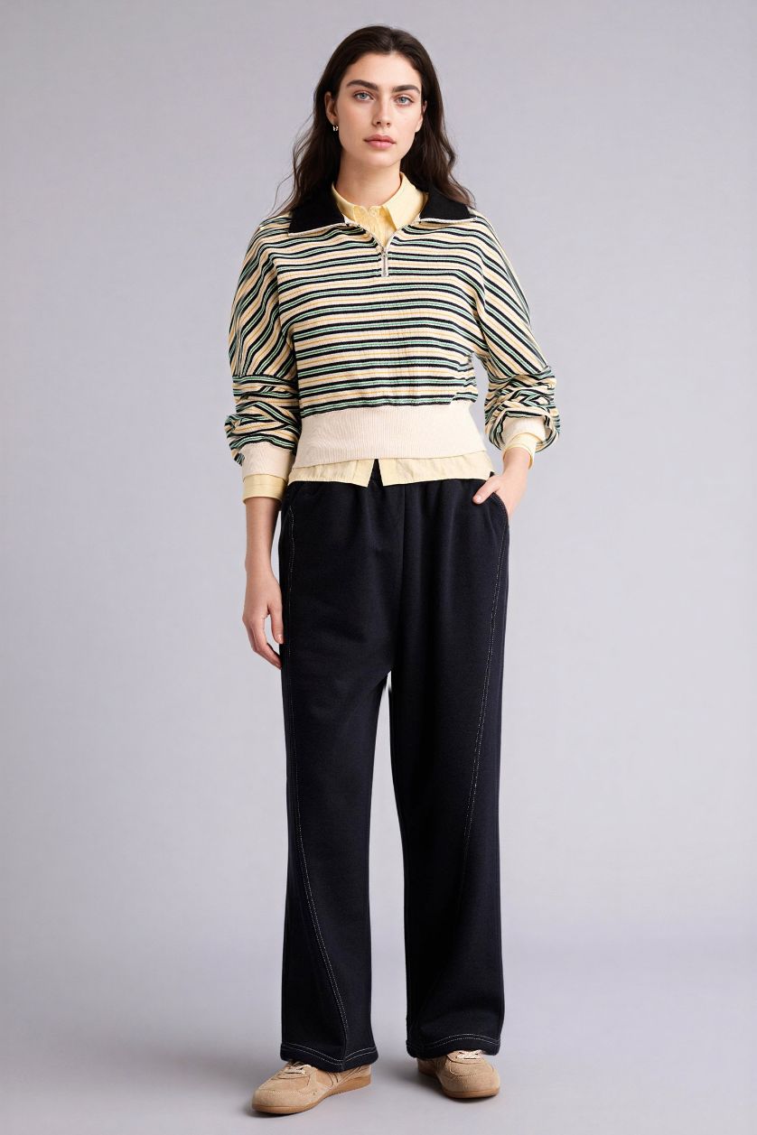 Woman Sand Long Sleeve Sweatshirt