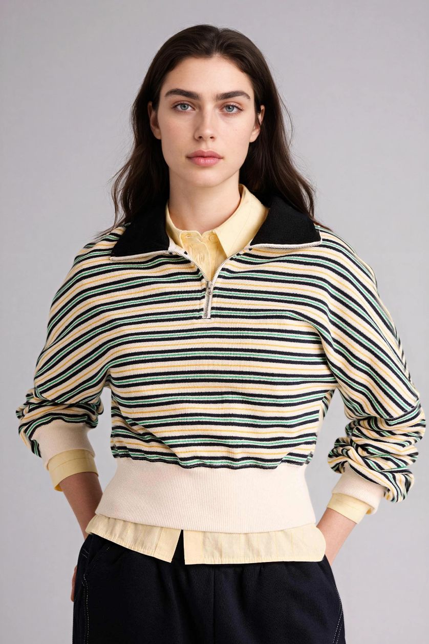 Woman Sand Long Sleeve Sweatshirt