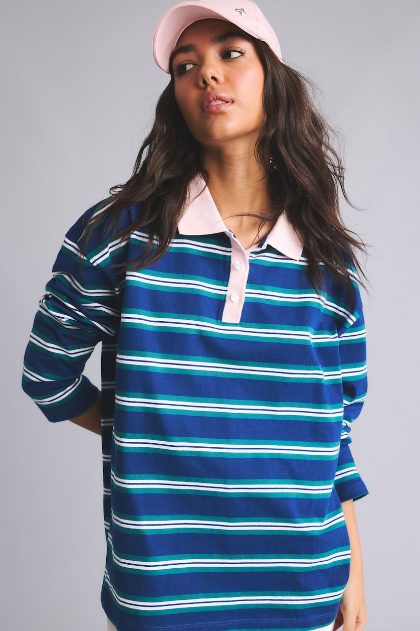 Woman Indigo Loose Fit Sweatshirt
