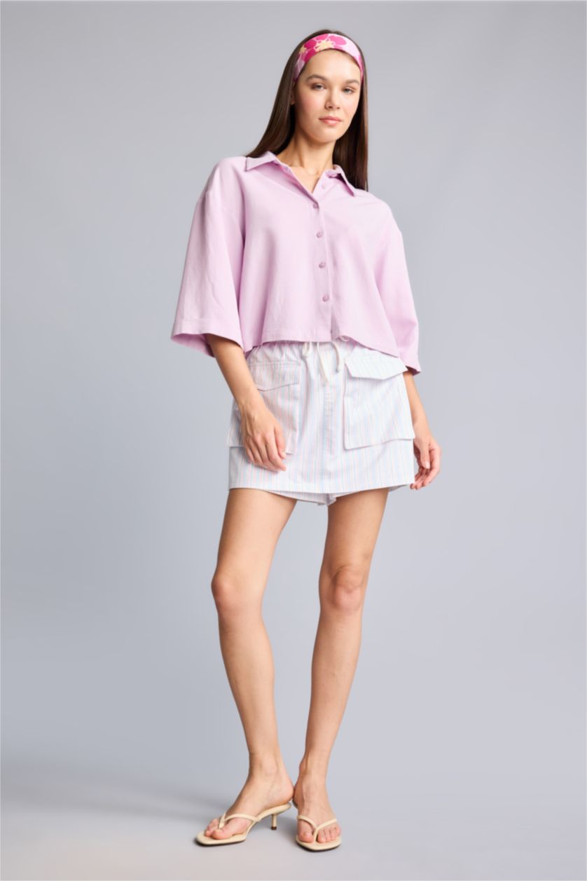 Women White Poplin