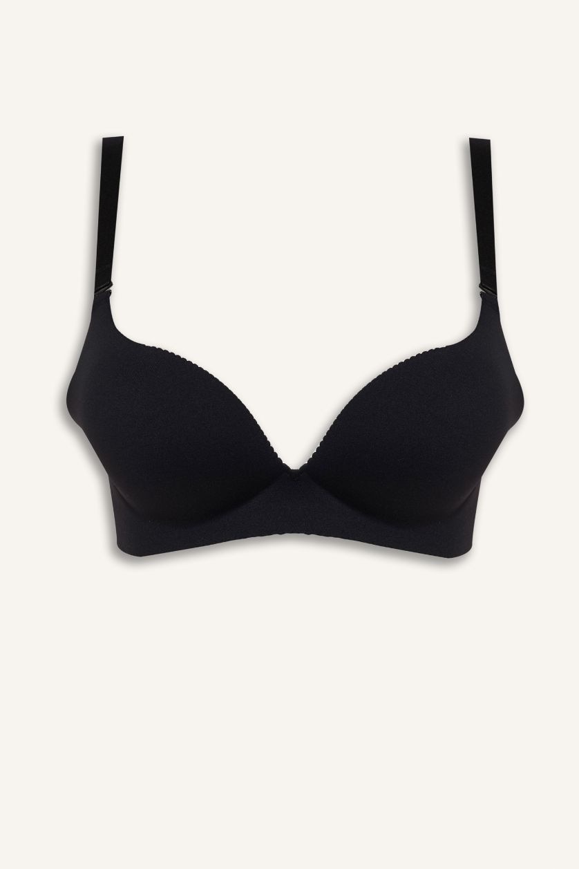 نساء أسود حمالة صدر برا مبطن