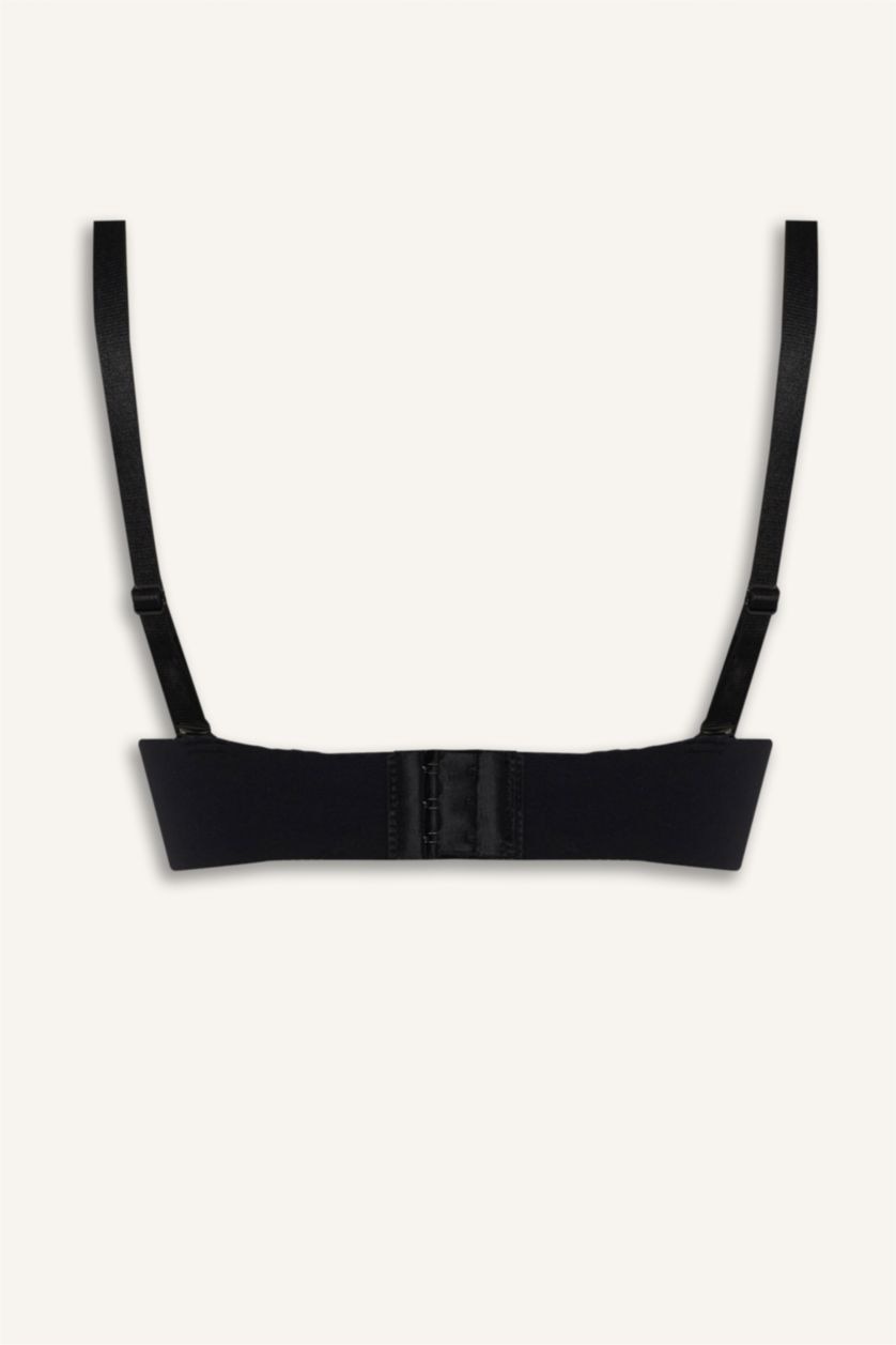 نساء أسود حمالة صدر برا مبطن