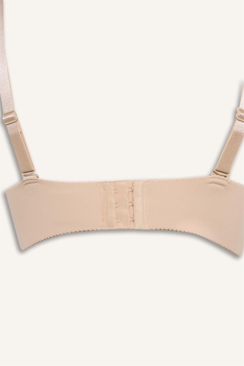 Женщины Светло-розовый Fall in Love из микроволокна с чашечками с чашечками без косточек Бюстгалтер