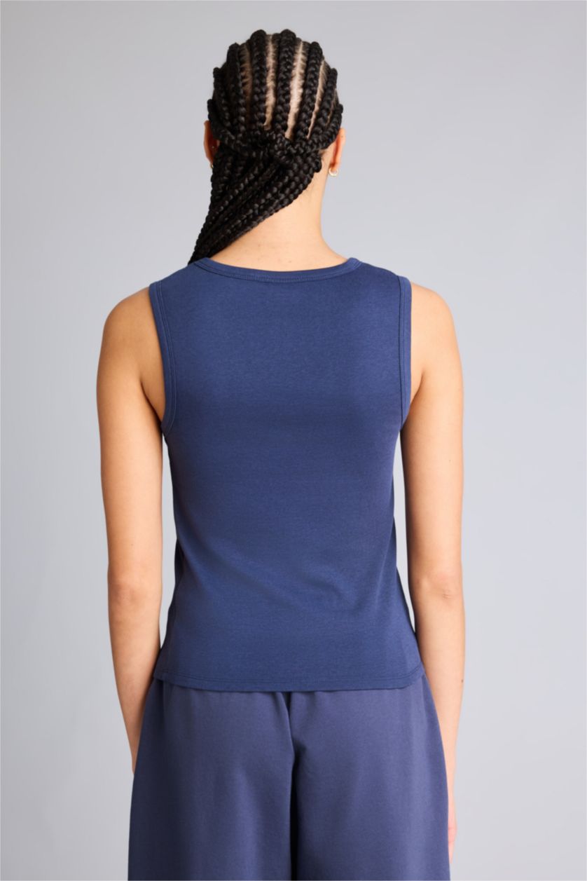 Женщины Индиго Спортивная майка Slim Fit NBA Brooklyn Nets из модала с V-образным вырезом