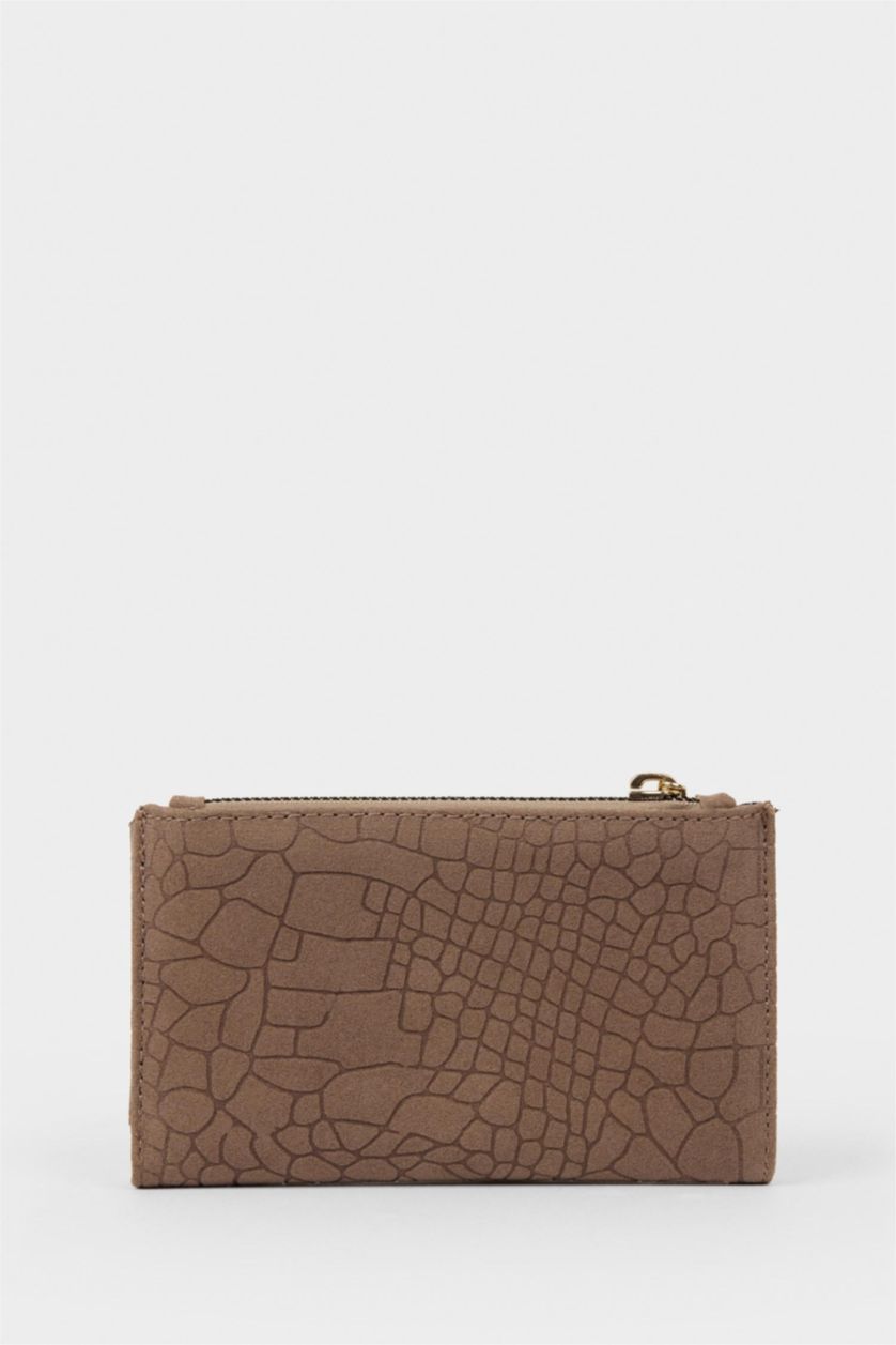 Kadın Kahve Kadın Süet Cüzdan