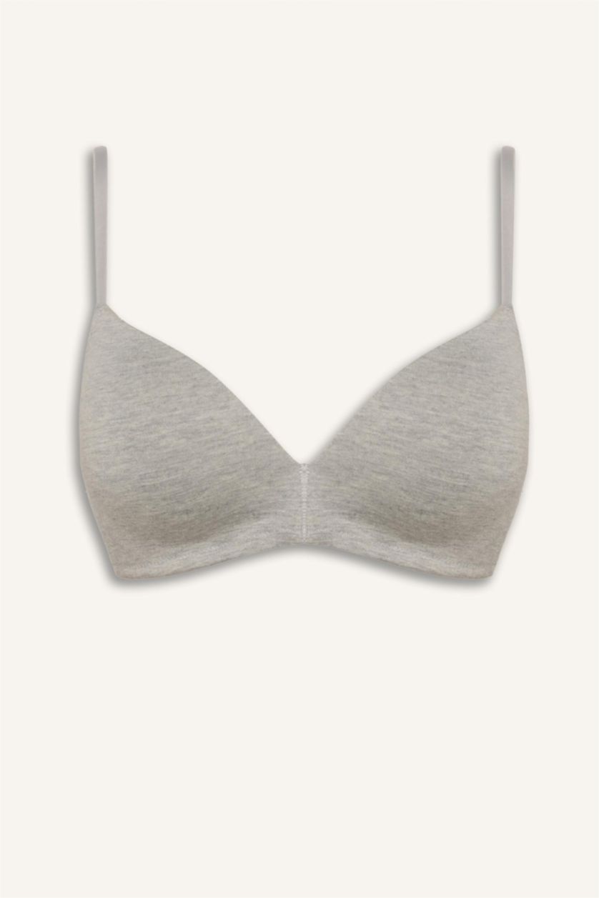 نساء ميلانج كحلي حمالة الصدر مبطن مبطن من قطعتين