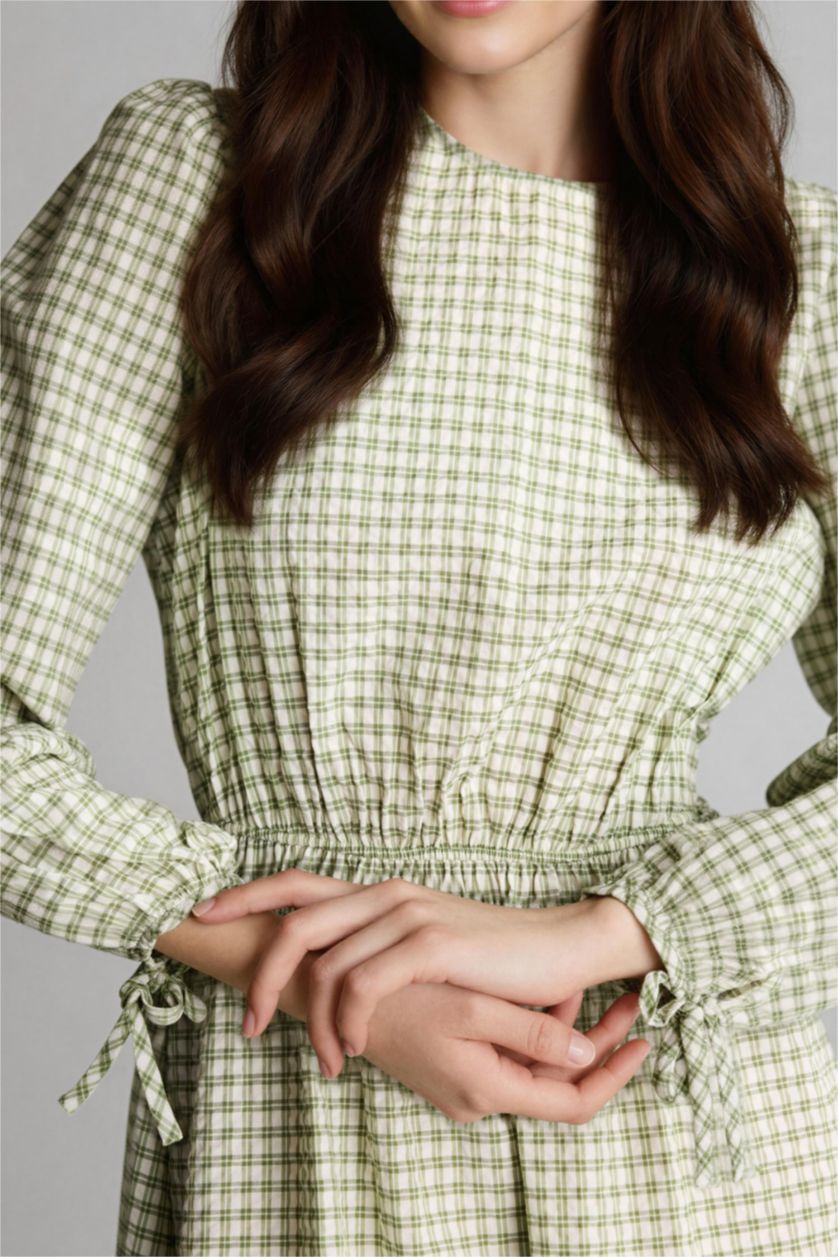 WOMAN Green Wowen Fabrics Dress