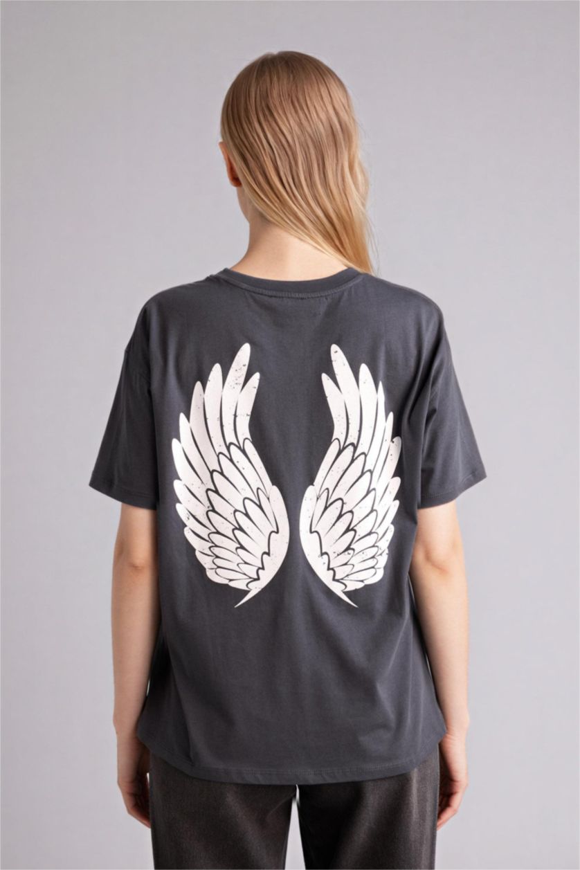 FEMME Anthracite Woman Short Sleeve T-Shirt