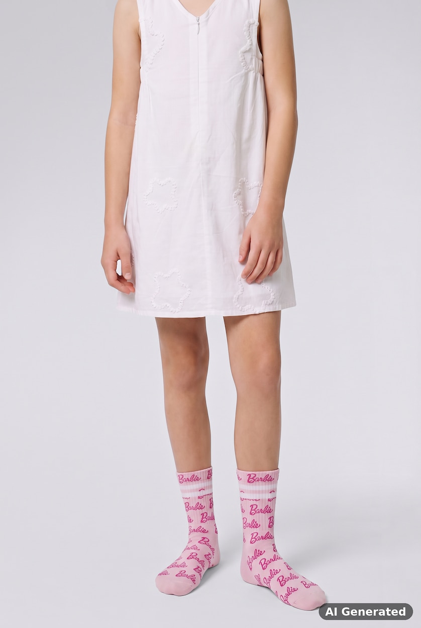 GIRLS & TEENS MIXED Girl Barbie Licensed 2 piece Long sock
