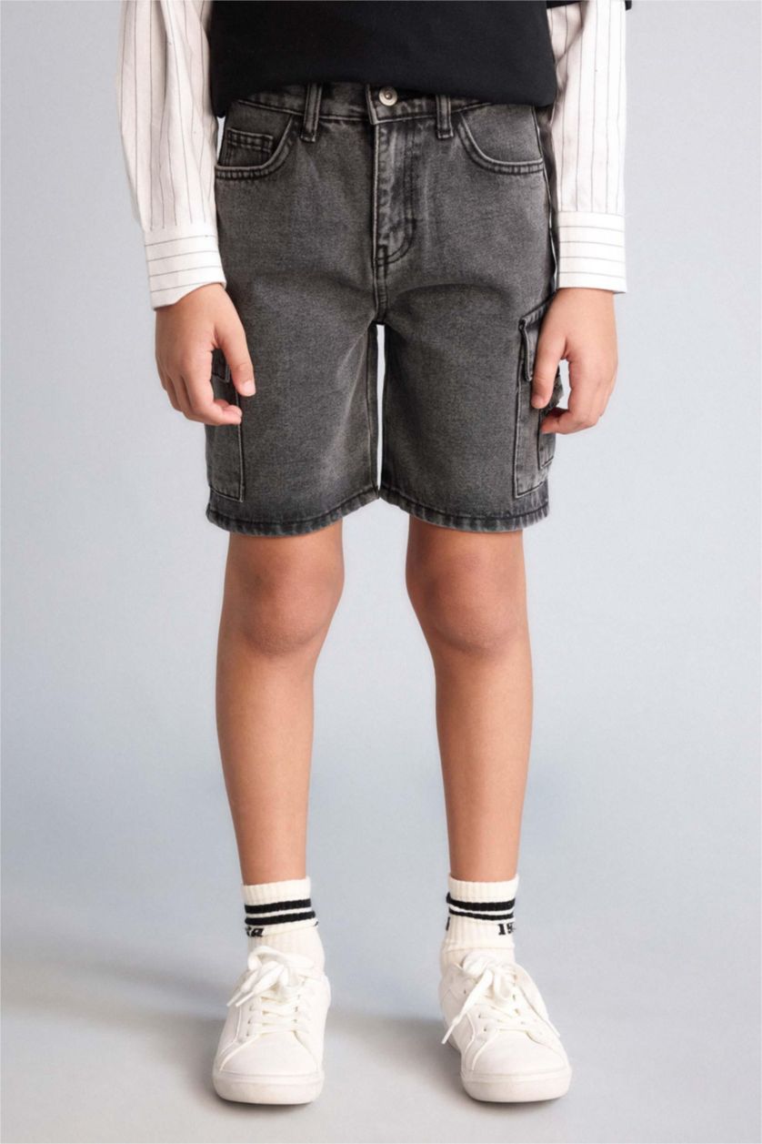 BOYS & TEENS Grey Boy Denim Shorts