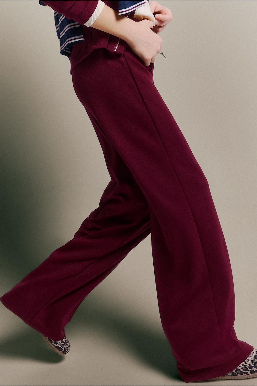Girls & Teens Bordeaux Girl Wide Leg Modal Trousers