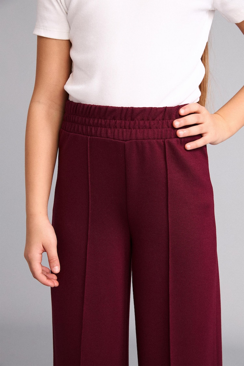 Girls & Teens Bordeaux Girl Wide Leg Modal Trousers