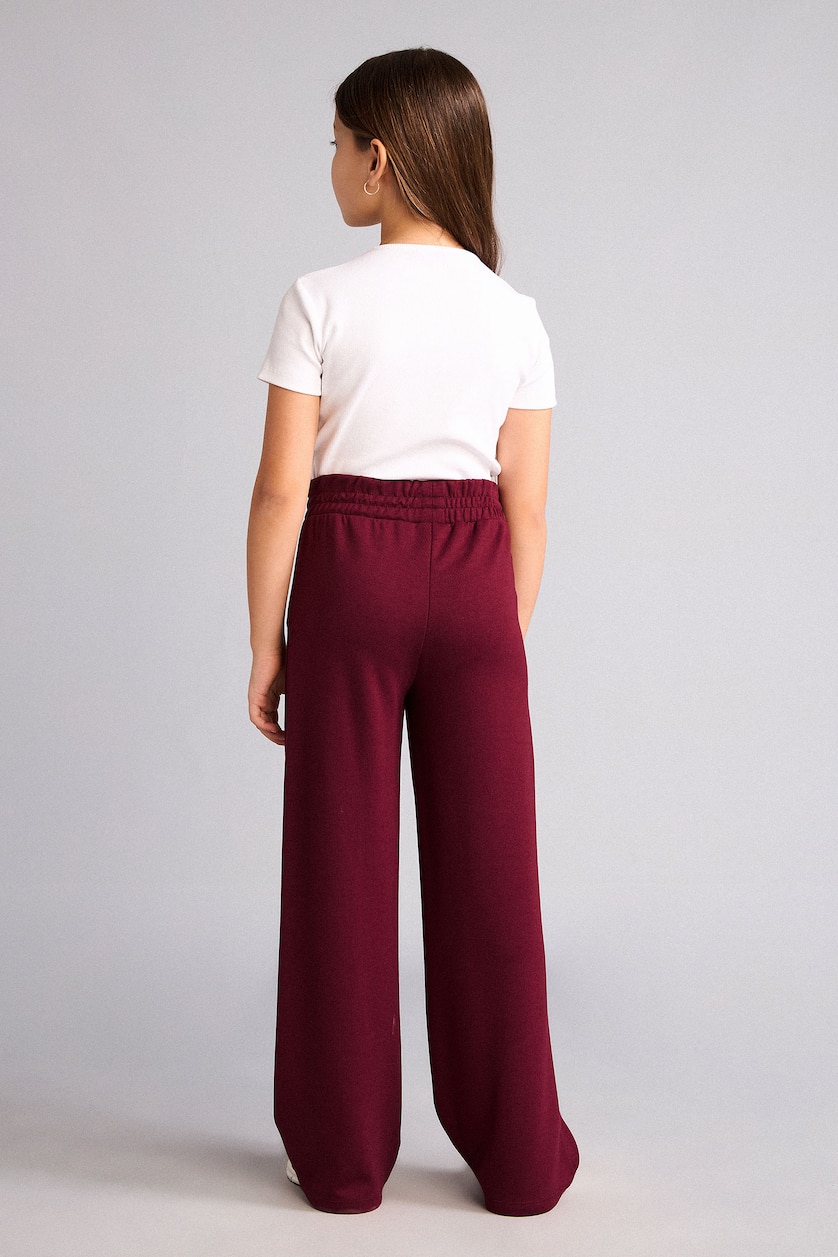 Girls & Teens Bordeaux Girl Wide Leg Modal Trousers