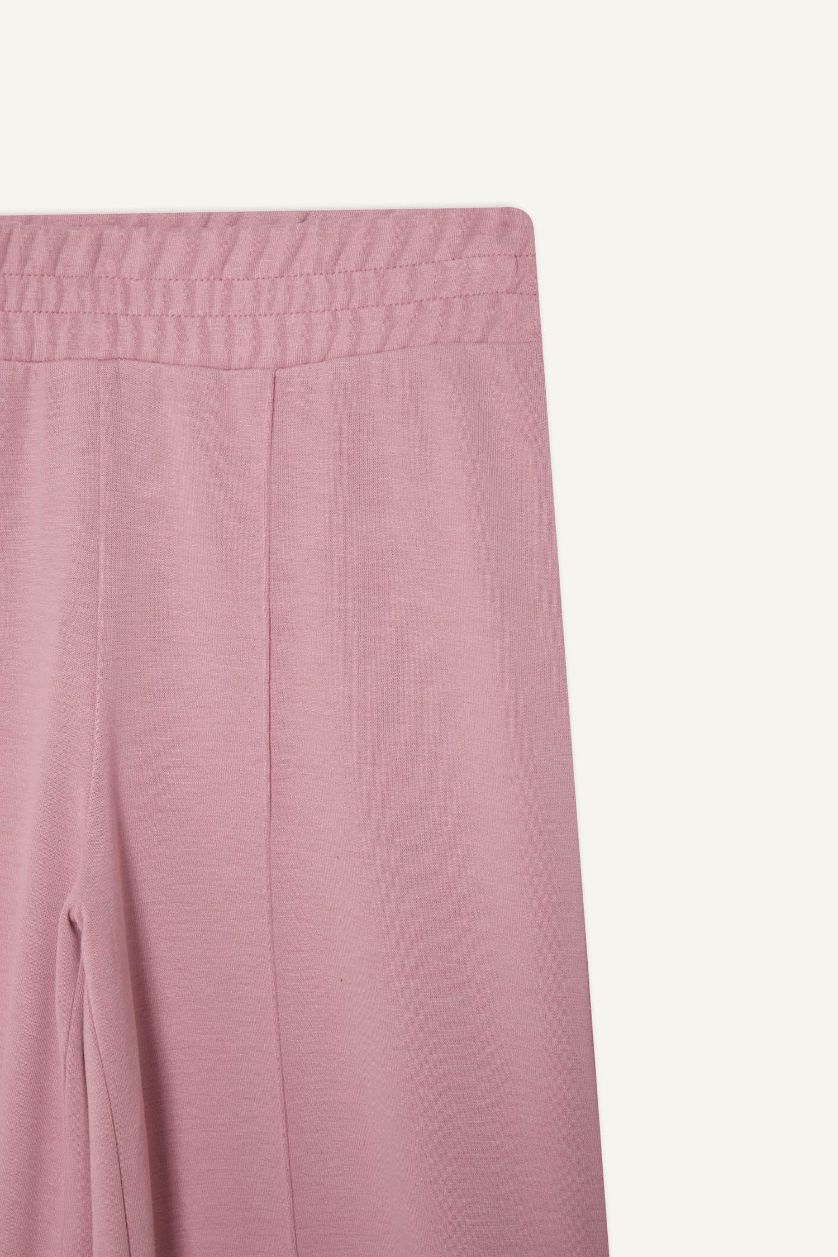 Kız Çocuk - Genç Kız Gülkurusu Wıde Leg Modal Pantolon Kız Çocuk