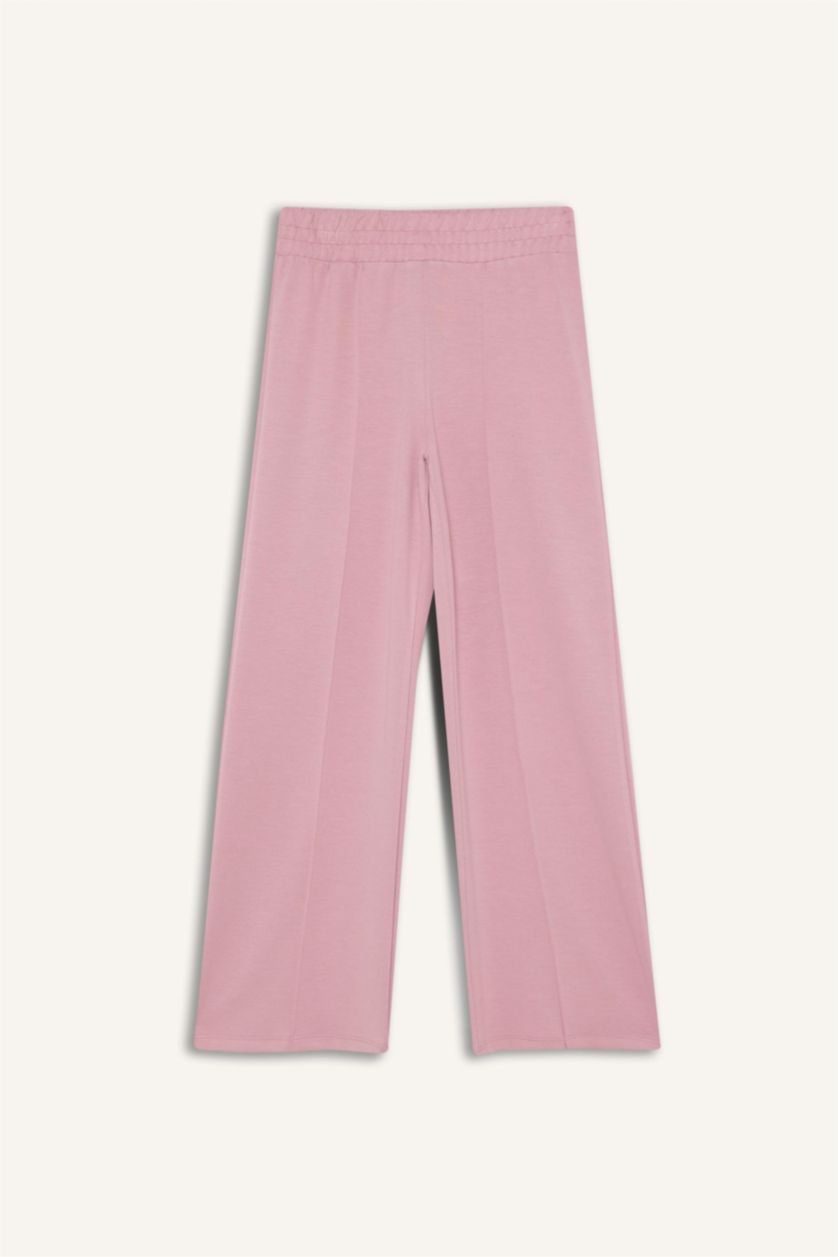 Қыздар Және Жасөспірімдер Раушан Қыздарға арналған Wide Leg модал спорттық шалбар