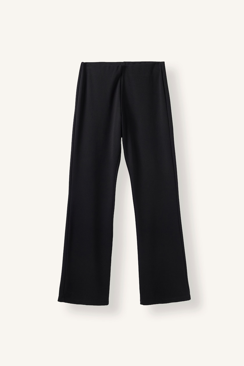 Kadın Siyah Regular Fit Pantolon