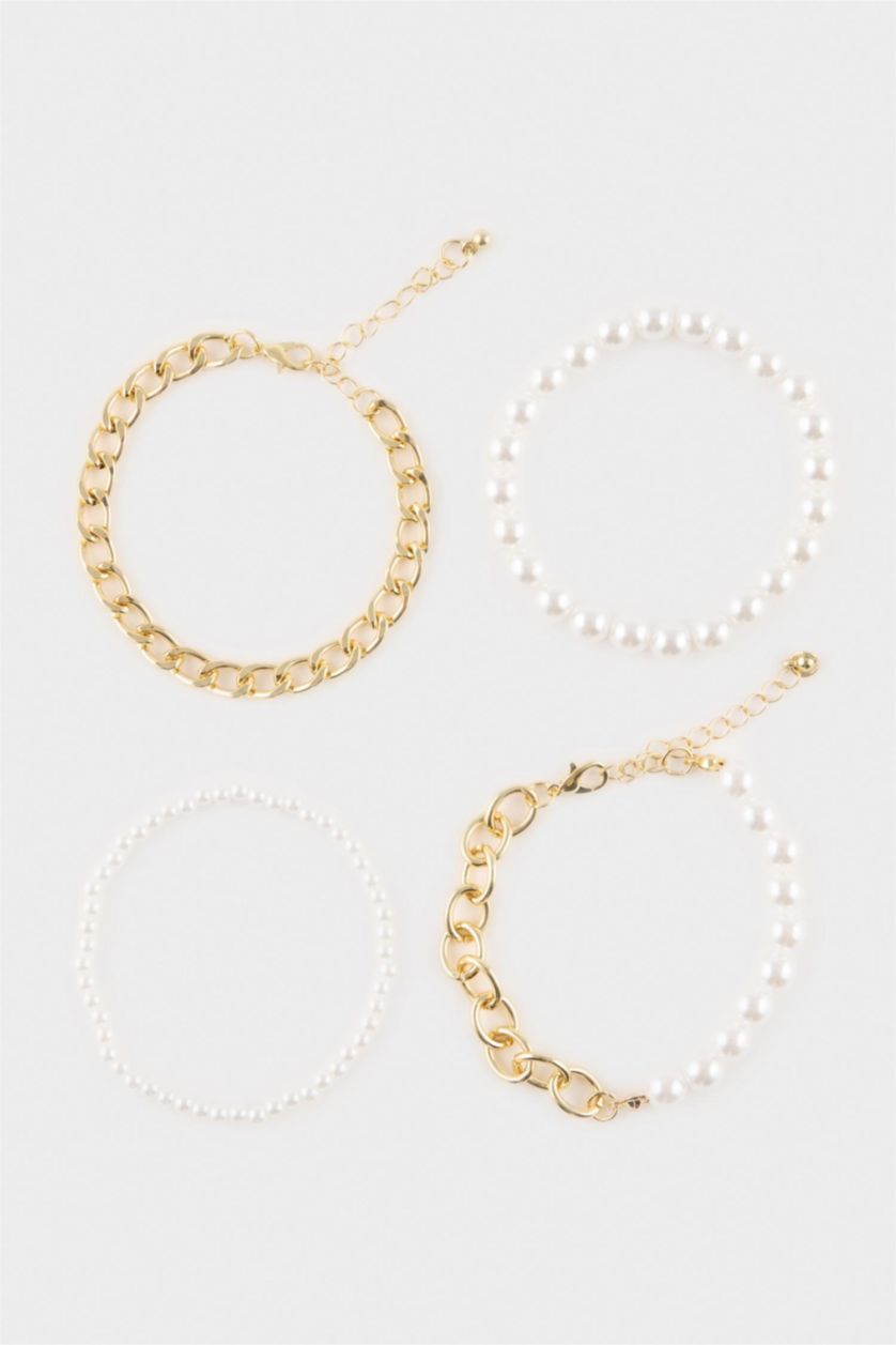 Kadın Altın Kadın 4'lü Bileklik